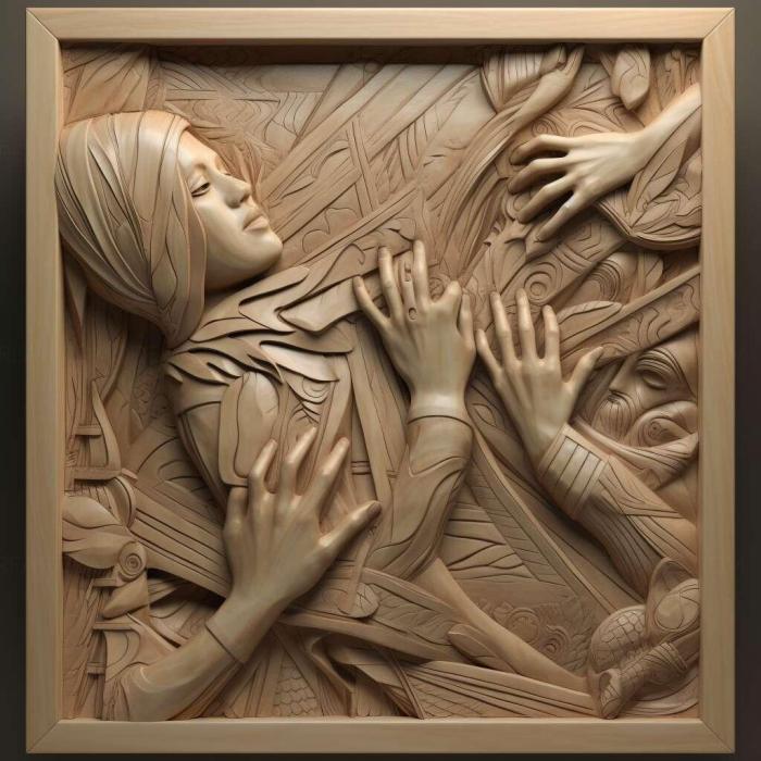 نموذج ثلاثي الأبعاد لآلة CNC 3D Art 